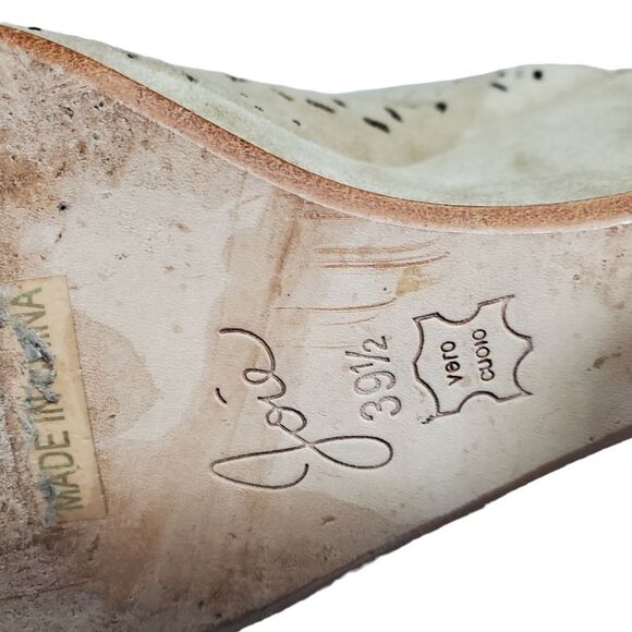 Joie laser cut suede sandal mules 9 1/2 - Picture 4 of 6